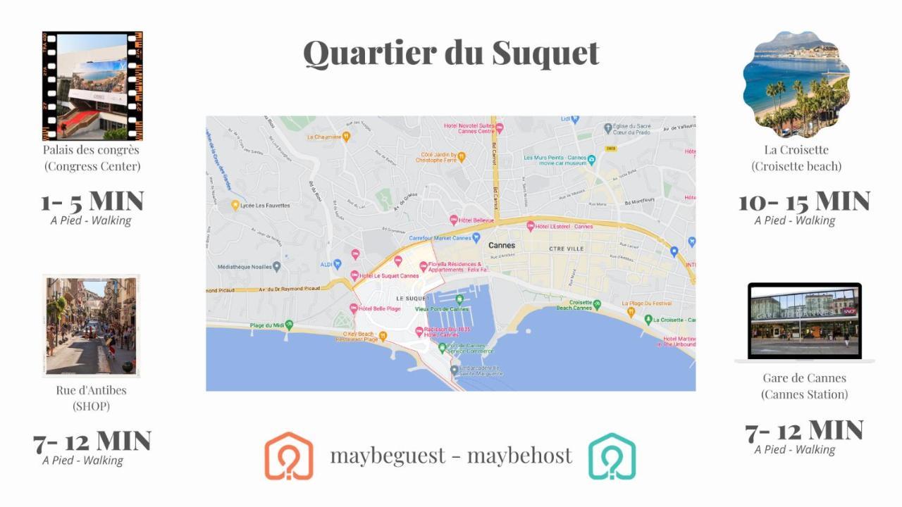 C051-appt Standing Au Coeur Du Suquet - St Antoine 2 Appartement *
